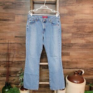 VTG Levi's Jeans 14 L Lower Rise 515 Nouveau Bootcut Light Wash Y2K Western